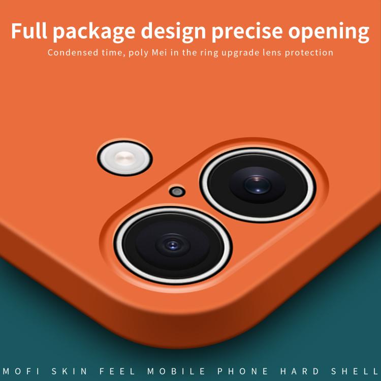 For iPhone 17 MOFI Qin Series Skin Feel All-inclusive PC Phone Case(Black) by MOFI