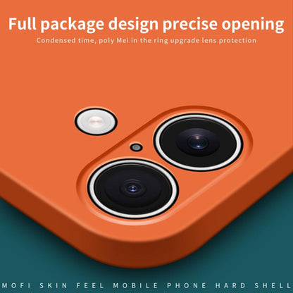 For iPhone 17 MOFI Qin Series Skin Feel All-inclusive PC Phone Case(Orange) by MOFI