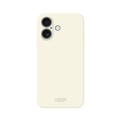 For iPhone 17 MOFI Qin Series Skin Feel All-inclusive PC Phone Case(Beige) by MOFI