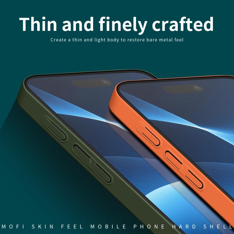 For iPhone 17 Air MOFI Qin Series Skin Feel All-inclusive PC Phone Case(Black) by MOFI