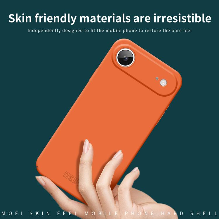 For iPhone 17 Air MOFI Qin Series Skin Feel All-inclusive PC Phone Case(Orange) by MOFI