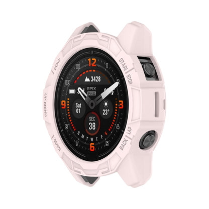 For Garmin Epix Pro 42mm / Fenix 7S / 7S Pro ENKAY Hat-Prince TPU Armor Designed Watch Protective Case(Pink) by ENKAY