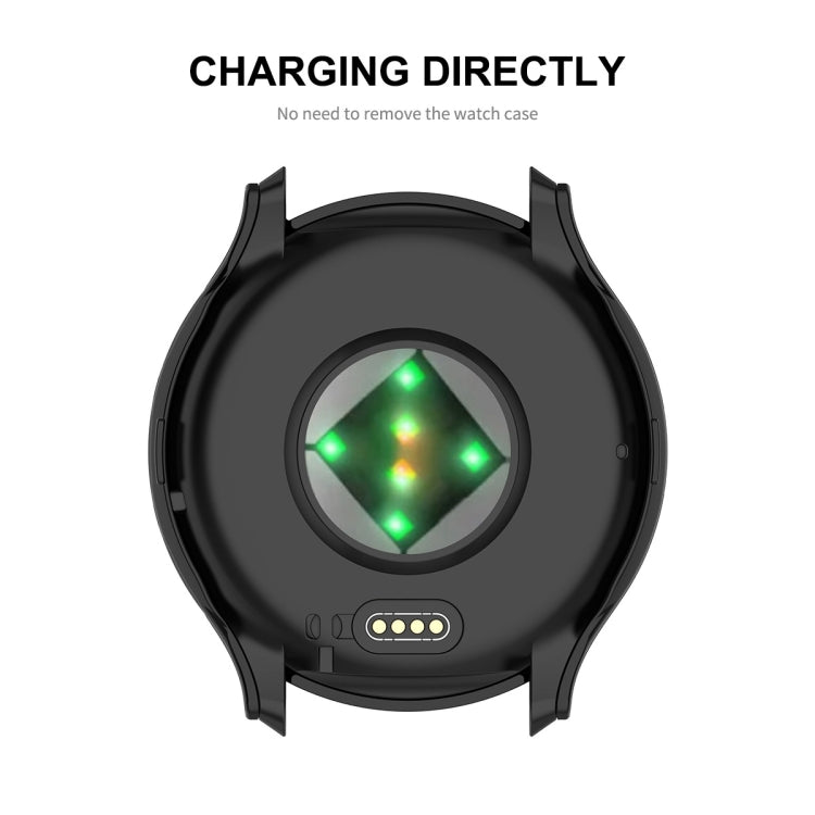 For Garmin Venu 3 ENKAY Hat-Prince Full Coverage Tempered Glass Film Integrated PC Watch Cover(Ivory White) by ENKAY