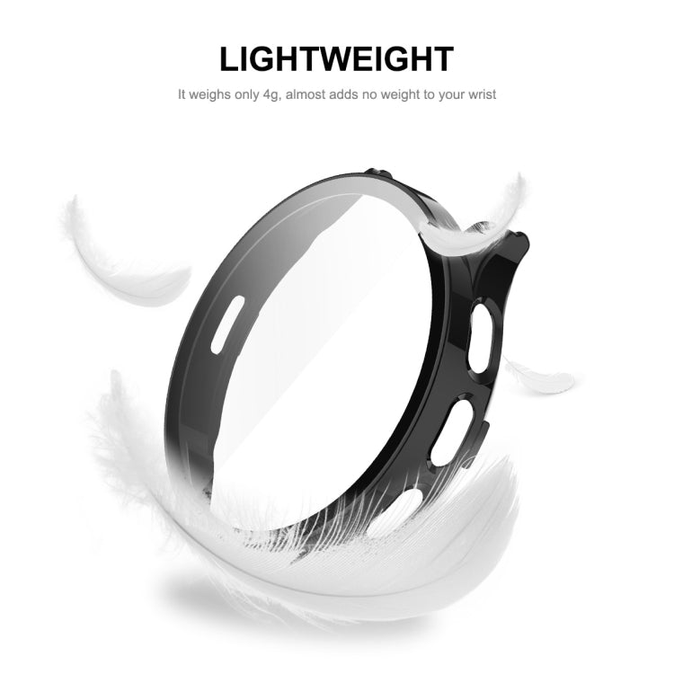 For Garmin Venu 3 ENKAY Hat-Prince Full Coverage Tempered Glass Film Integrated PC Watch Cover(Ivory White) by ENKAY