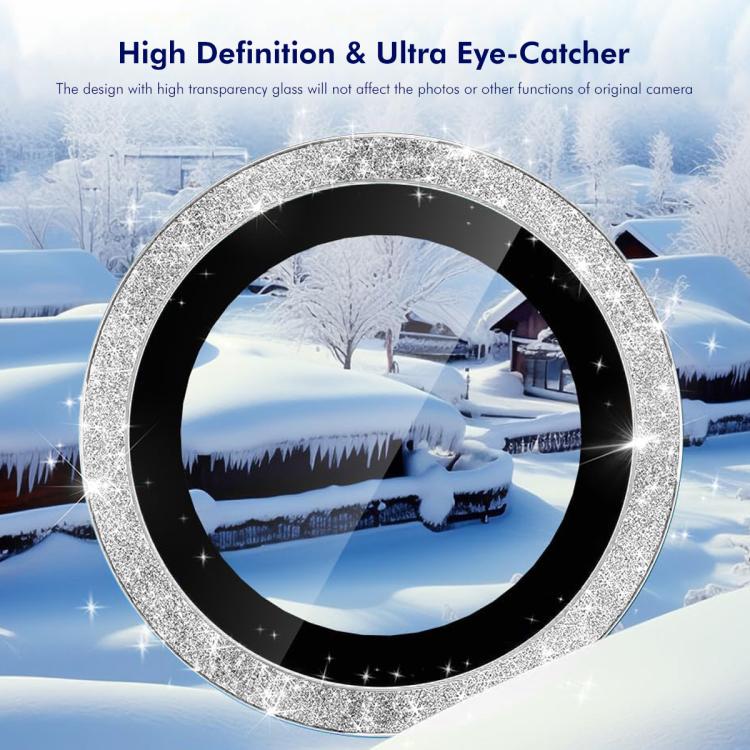 For iPhone Air ENKAY Hat-Prince Glitter Rear Lens Aluminium Alloy Tempered Glass Film(Colorful) by ENKAY