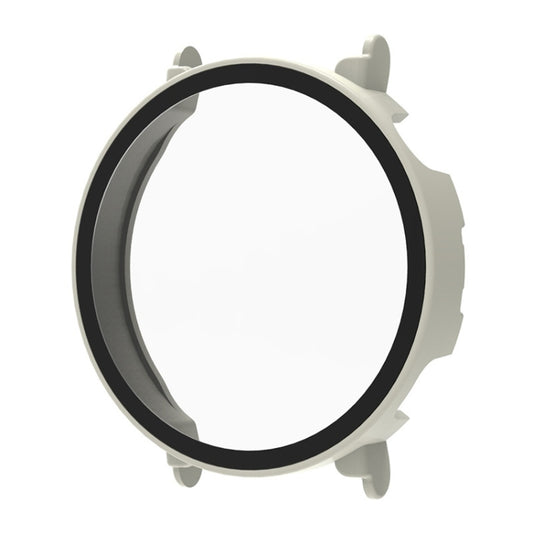 For Huawei Watch GT 4 46mm ENKAY Hat-Prince Full Coverage PC + Tempered Film Integrated Watch Protective Case(Ivory White) by ENKAY