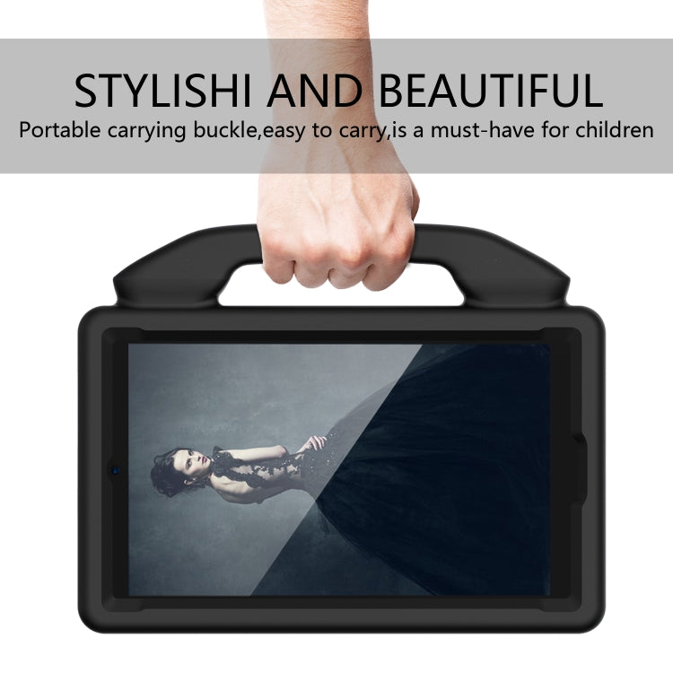 For Samsung Galaxy Tab A11 / A9 Thumb Bracket EVA Shockproof Tablet Case(Black) by bashfashion
