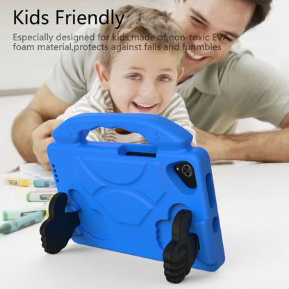 For Samsung Galaxy Tab A11 / A9 Thumb Bracket EVA Shockproof Tablet Case(Blue) by bashfashion