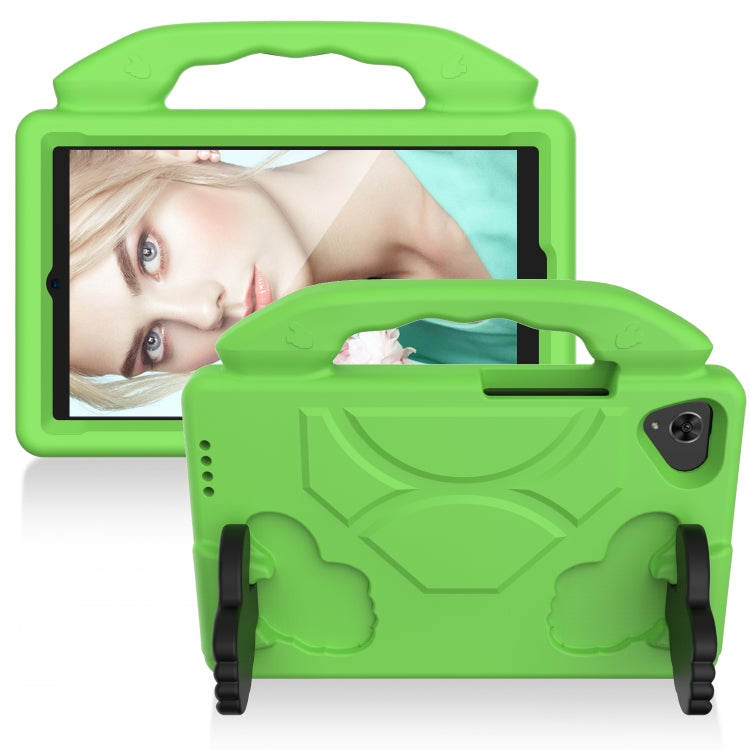 For Samsung Galaxy Tab A11 / A9 Thumb Bracket EVA Shockproof Tablet Case(Green) by bashfashion
