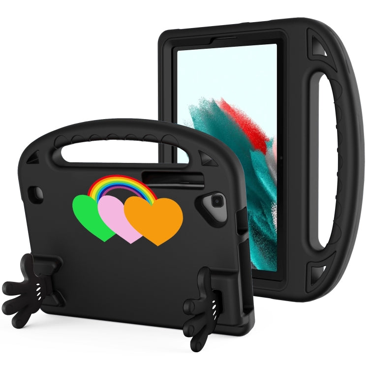 For Samsung Galaxy Tab A11 / A9 Love Small Palm Holder EVA Tablet Case(Black) by bashfashion