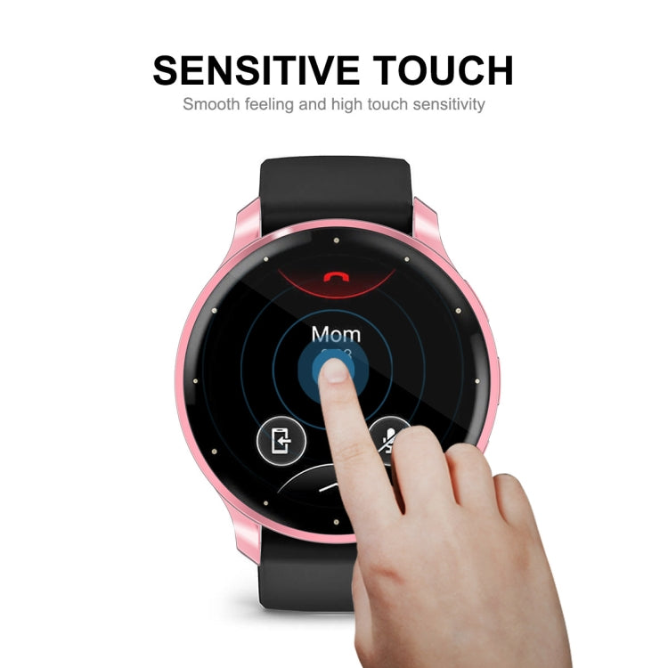 For Garmin Venu 3 ENKAY Hat-Prince Full Coverage Electroplated TPU Watch Case with Screen Protection(Black) by ENKAY