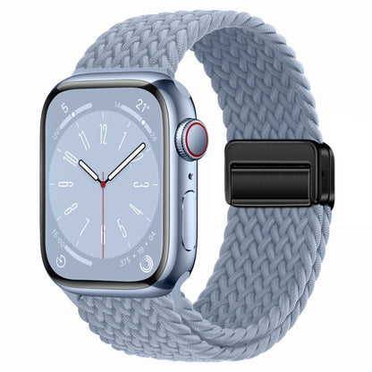 For Apple Watch Ultra 49mm Nylon Woven Magnetic Fold Buckle Watch Band(Yanqing) by bashfashion