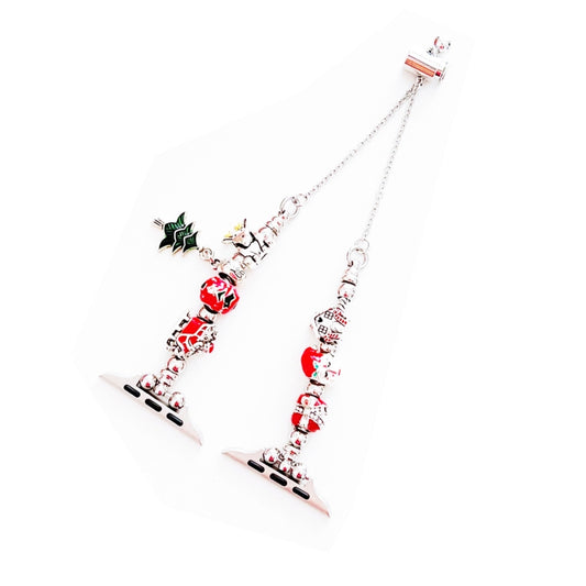 For Apple Watch Series 9 41mm Zinc Alloy Christmas Watch Band(Green) by bashfashion