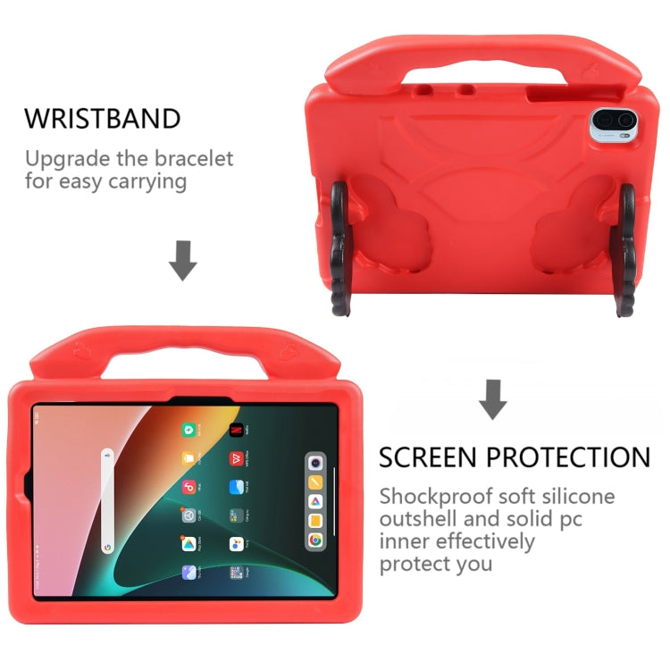 For Samsung Galaxy Tab A11+ / A9+ Thumb Bracket EVA Shockproof Tablet Case(Red) by bashfashion
