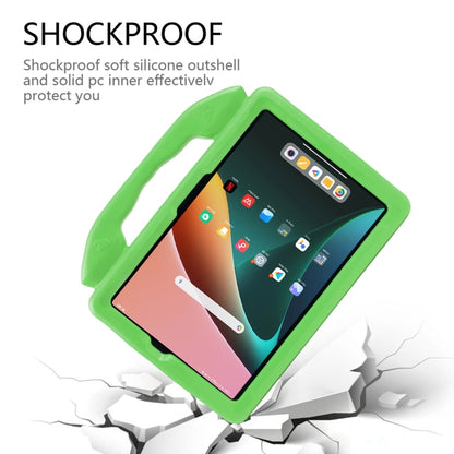 For Samsung Galaxy Tab A11+ / A9+ Thumb Bracket EVA Shockproof Tablet Case(Green) by bashfashion
