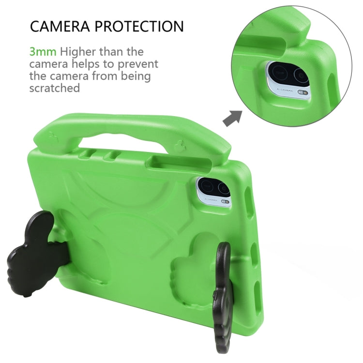 For Samsung Galaxy Tab A11+ / A9+ Thumb Bracket EVA Shockproof Tablet Case(Green) by bashfashion