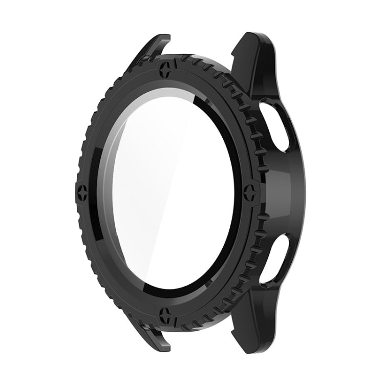 For Xiaomi Watch S3 ENKAY Hat-Prince Full Coverage Tempered Glass Film Integrated PC Watch Cover(Black) by ENKAY