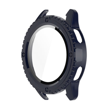 For Xiaomi Watch S3 ENKAY Hat-Prince Full Coverage Tempered Glass Film Integrated PC Watch Cover(Dark Blue) by ENKAY