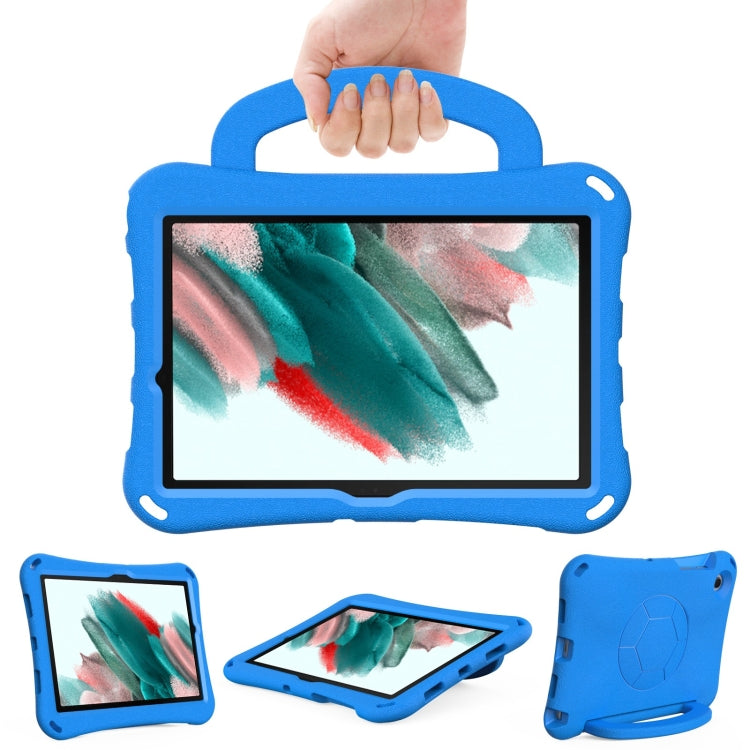 For Samsung Galaxy Tab A8 10.5 2021 Handle Football Shaped EVA Shockproof Tablet Case(Blue) by bashfashion