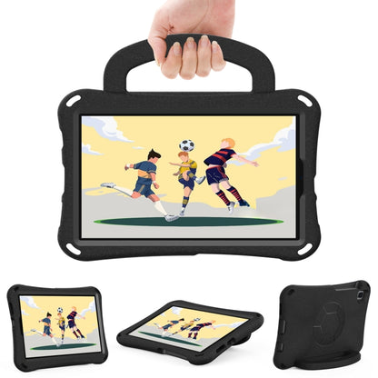 For Samsung Galaxy Tab A 8.0 T290/T295 Handle Football Shaped EVA Shockproof Tablet Case(Black) by bashfashion