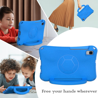 For Samsung Galaxy Tab A 8.0 T290/T295 Handle Football Shaped EVA Shockproof Tablet Case(Blue) by bashfashion