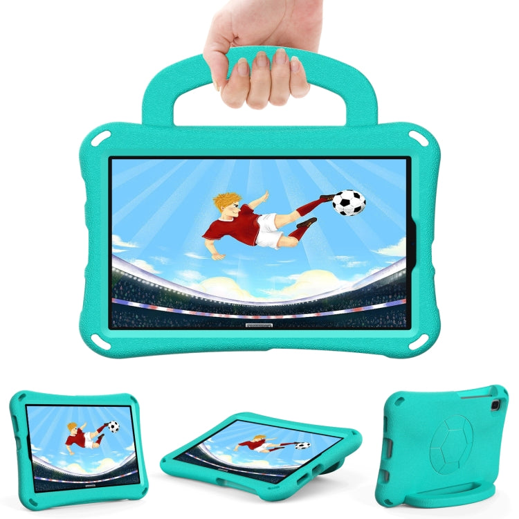 For Samsung Galaxy Tab A 8.0 T290/T295 Handle Football Shaped EVA Shockproof Tablet Case(Mint Green) by bashfashion