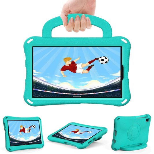 For Samsung Galaxy Tab A 8.0 T290/T295 Handle Football Shaped EVA Shockproof Tablet Case(Mint Green) by bashfashion