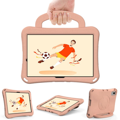 For Samsung Galaxy Tab A11+ / A9+ Handle Football Shaped EVA Shockproof Tablet Case(Light Pink) by bashfashion