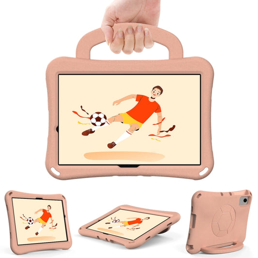 For Samsung Galaxy Tab A11+ / A9+ Handle Football Shaped EVA Shockproof Tablet Case(Light Pink) by bashfashion