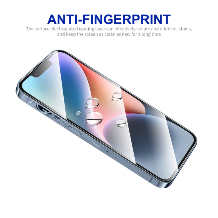 For iPhone 14 / 16e / 13 / 13 Pro ENKAY Easy Install High Alumina Silicon Full Glass Film by ENKAY