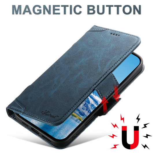 For iPhone 16 Pro Max SUTENI J07 Multifunctional Horizontal Flip Magsafe Leather Phone Case(Blue) by Suteni
