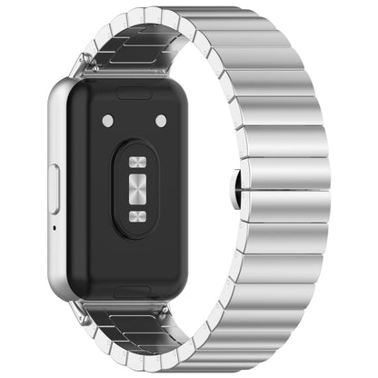 For Samsung Galaxy Fit 3 SM-R390 One Bead Stainless Steel Metal Watch Band(Silver) by bashfashion