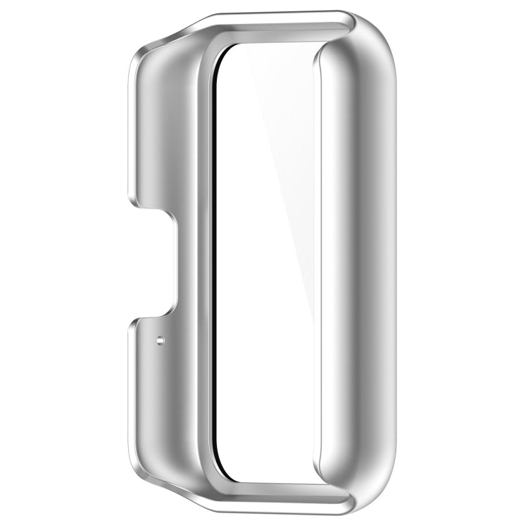 For Samsung Galaxy Fit 3 SM-R390 PC + Tempered Glass Film Integrated Watch Protective Case(Silver) by bashfashion