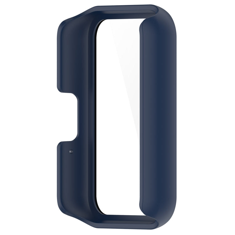For Samsung Galaxy Fit 3 SM-R390 PC + Tempered Glass Film Integrated Watch Protective Case(Midnight Blue) by bashfashion