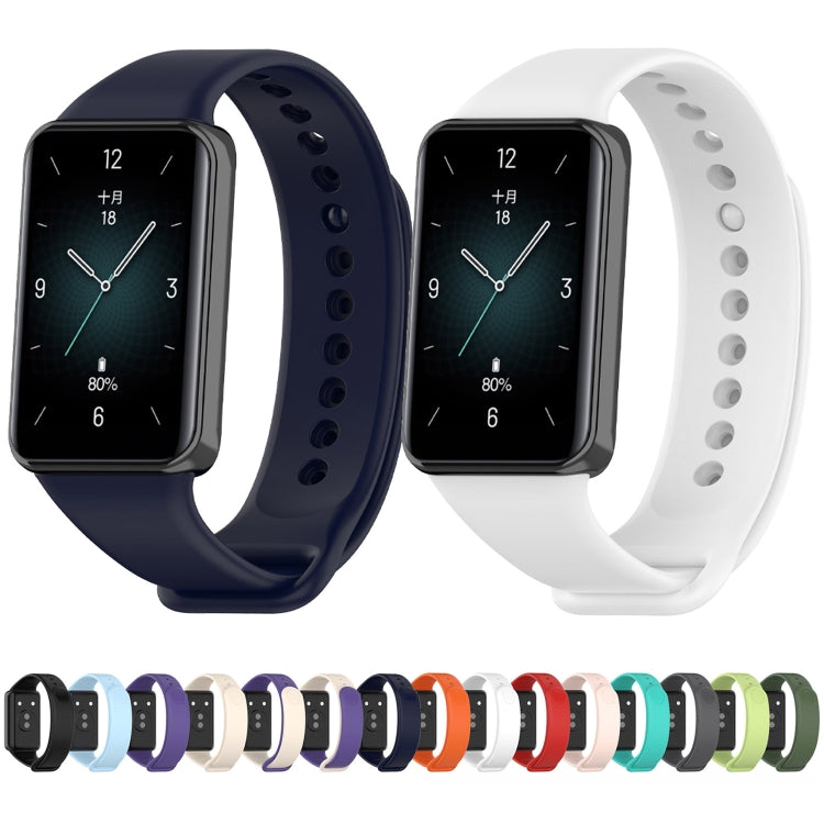 For Honor Band 9 Solid Color TPU Watch Band(Teal) by bashfashion