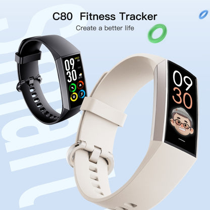 C80 IP67 Waterproof Smart Bracelet Sport Fitness Tracker(White) by bashfashion