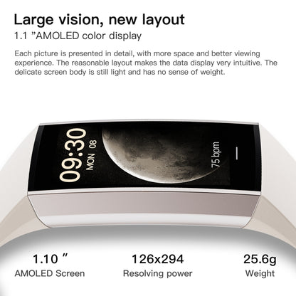 C80 IP67 Waterproof Smart Bracelet Sport Fitness Tracker(White) by bashfashion