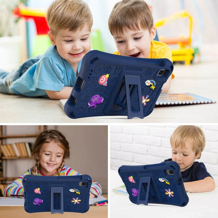 For Samsung Galaxy Tab A 8.0 2019 T290 Hi Baby EVA Full Body Tablet Case with Strap(Navy Blue) by bashfashion