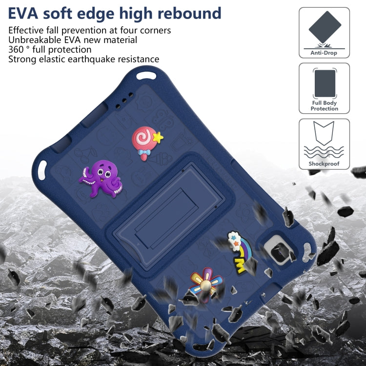 For Samsung Galaxy Tab A 8.0 2019 T290 Hi Baby EVA Full Body Tablet Case with Strap(Navy Blue) by bashfashion