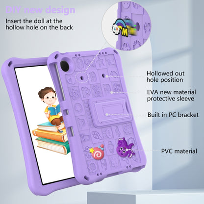 For Samsung Galaxy Tab A9+ 11.0 X210 Hi Baby EVA Full Body Tablet Case with Strap(Light Purple) by bashfashion