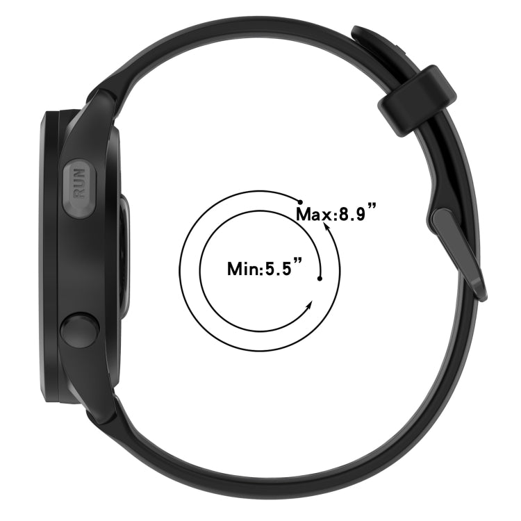 For Huawei Watch GT3 Pro 43mm 20mm Two Color Textured Silicone Watch Band(Starlight + Black) by bashfashion