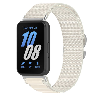For Samsung Galaxy Fit 3 Nylon Canvas Watch Band(Starlight) by bashfashion