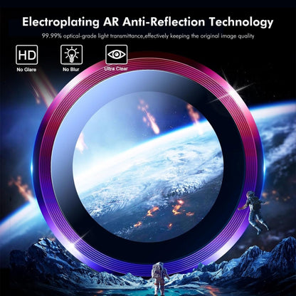 For iPhone 15 / 15 Plus ENKAY Hat-Prince AR 9H Rear Lens Aluminium Alloy Tempered Glass Film(Pink) by ENKAY