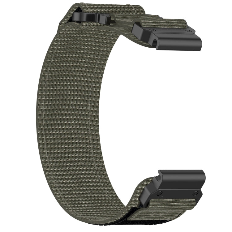 For Garmin Descent G1 22mm Nylon Hook And Loop Fastener Watch Band(Grey) by bashfashion