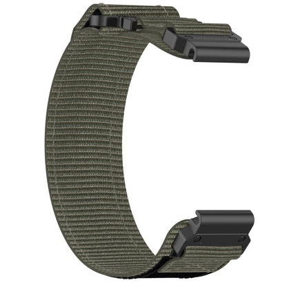 For Garmin Descent G1 22mm Nylon Hook And Loop Fastener Watch Band(Grey) by bashfashion