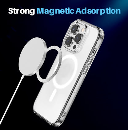For iPhone 13 Pro Max NORTHJO 3 in 1 Magsafe Clear Phone Case with Screen Film + Rear Lens Film by NORTHJO