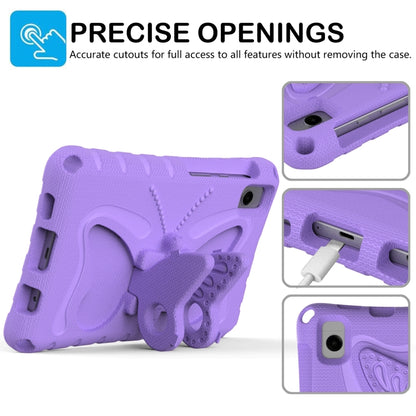 For Samsung Galaxy Tab A 8.0 T290 2019 Butterfly Bracket EVA Shockproof Tablet Case(Light Purple) by bashfashion