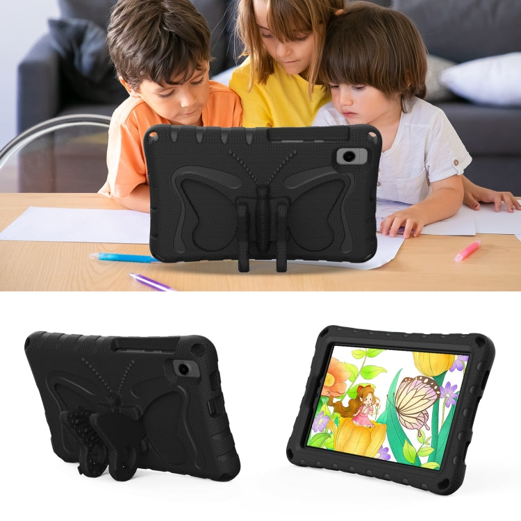 For Samsung Galaxy Tab A 8.0 T290 2019 Butterfly Bracket EVA Shockproof Tablet Case(Black) by bashfashion