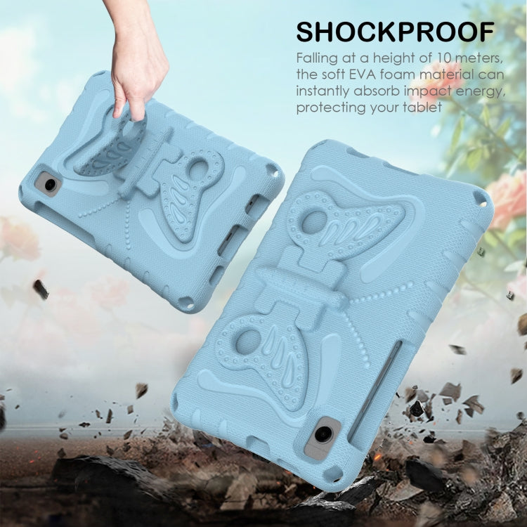 For Samsung Galaxy Tab A 8.0 T290 2019 Butterfly Bracket EVA Shockproof Tablet Case(Light Blue) by bashfashion