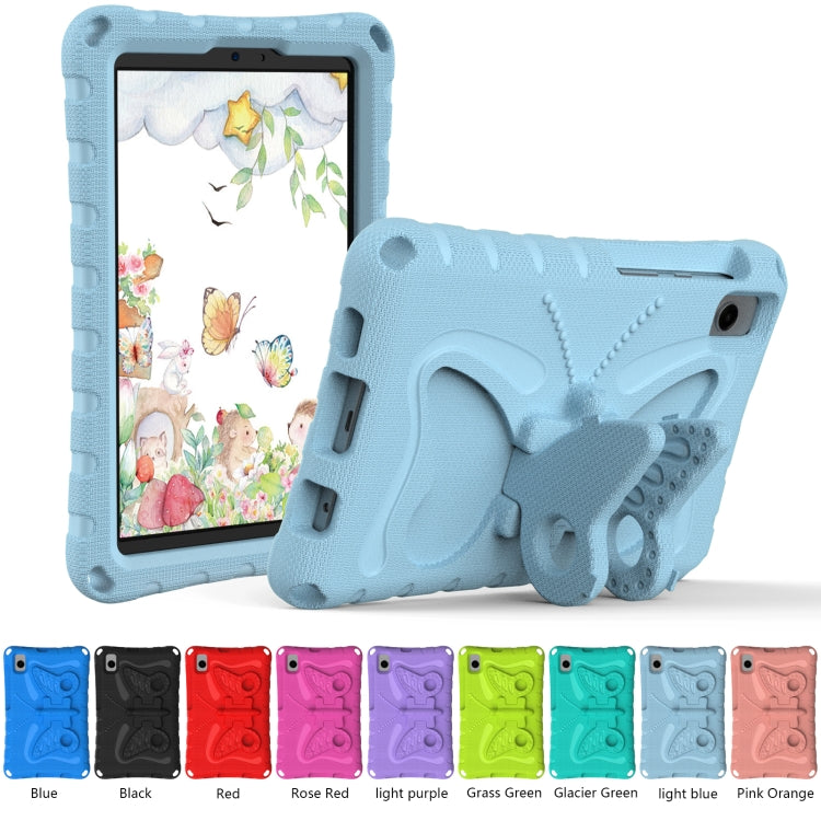 For Samsung Galaxy Tab A 8.0 T290 2019 Butterfly Bracket EVA Shockproof Tablet Case(Light Blue) by bashfashion